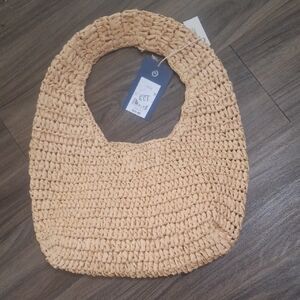 Universal Thread Tan Woven Bag